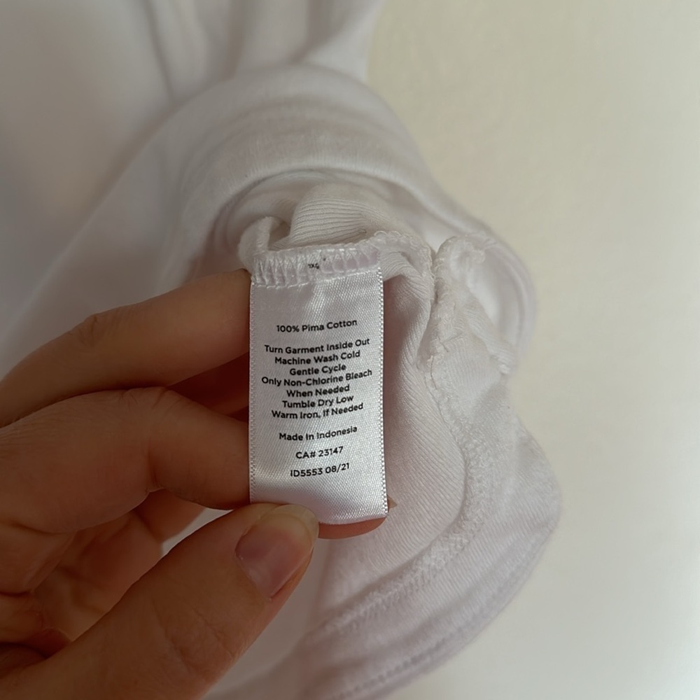 The Talbots tee petite small Pima cotton - Picture 6 of 6